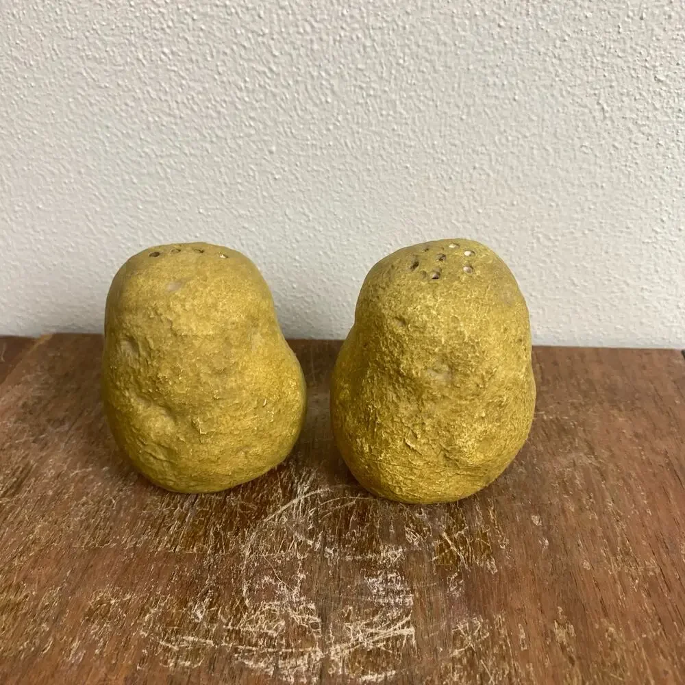 Vintage Enesco Russet Spud Potato Salt & Pepper Shakers‎
